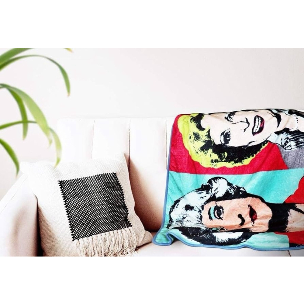 Golden Girls Themed Warhol Fleece Blanket Comforter 45"x60" Stadium Blanket - Picture 5 of 9